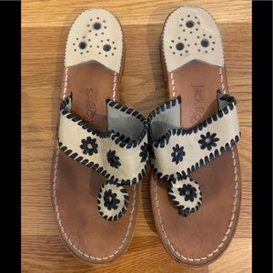 Black and Tan Jack Rogers